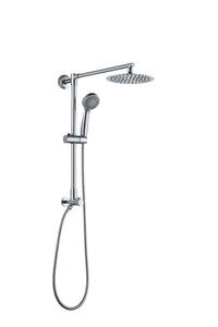 Polaris 1 retrofit rain shower system is designed to fit even low spaces. Streamlined modern design with great features and high-quality materials.