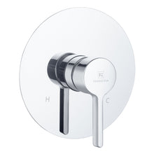 Load image into Gallery viewer, Chrome shower valve & trim kit set with concealed box valve, cartridge, and trim kit included