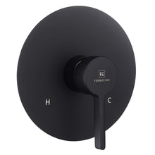 Load image into Gallery viewer, Fennocasa matte black shower valve & trim kit set offers multiple benefits compared to regular rough-in shower valves