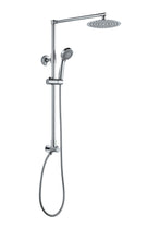 Load image into Gallery viewer, Polaris 3 retrofit rain shower system in Chrome is a rain shower head with handheld combo made from high-quality materials