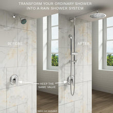Load image into Gallery viewer, Polaris 3 can be installed in less than 30 minutes: connects to existing plumbing. Use your existing mixer valve and replace your shower head with a shower head and handheld shower combo.