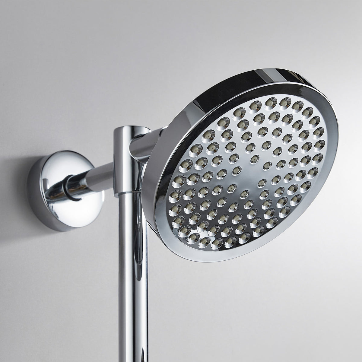 Shower Head good with Handheld, Shawilk 8’’ High Pressure Rain shower Head with Adjus