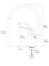 Load image into Gallery viewer, Dish Genie Agrion Side Spray Kitchen Faucet