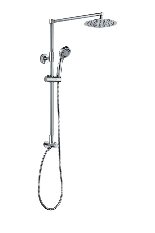 Polaris 3 is the most versatile shower head and handheld combo and the best rain shower option for home improvement. The rain shower set adapts to different bathrooms and offers streamlined modern design with great features and high-quality materials.