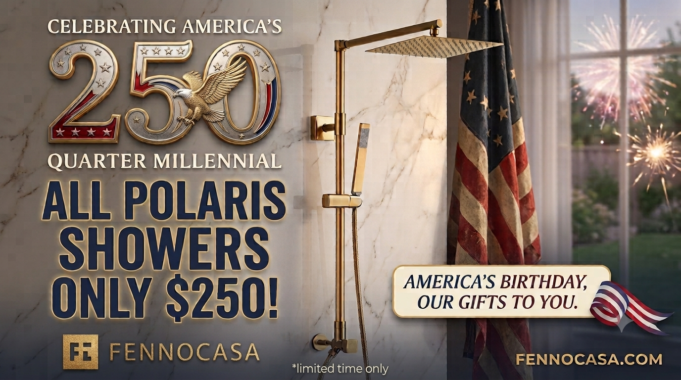 Celebrating America's 250th - All Polaris Showers Only $250