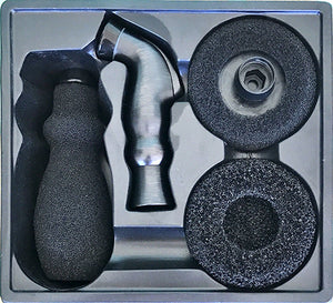 Dish Genie Side sprayer set oil rubbed bronze with cleaner sponges for wine glasses, pots, pans etc. Kitchen sink spray designed for washing different dishes.