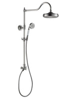 Load image into Gallery viewer, Polaris Vintage Rain Shower System with Handheld Shower &amp; Height Extension
