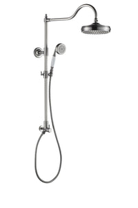 Polaris Vintage Rain Shower System with Handheld Shower & Height Extension