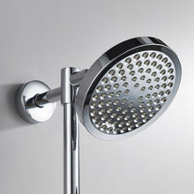Load image into Gallery viewer, Polished chrome 6&quot; high-pressure rain shower head of the Polaris 2 rain shower system
